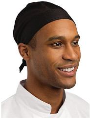  Whites Chefs Bandana Black 