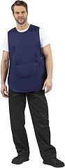 Whites Tabard With Pocket Navy Blue 
