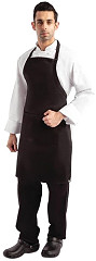  Chef Works Bib Apron Black 