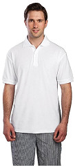  Gastronoble Unisex Polo Shirt White 
