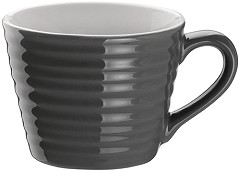  Olympia Caf&eacute; Aroma Mugs Charcoal 230ml (Pack of 6) 