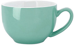  Olympia Cafe Cappuccino Cups Aqua 340ml (Pack of 12) 