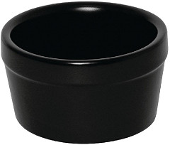  Olympia Mediterranean Ramekins Black 95mm (Pack of 6) 