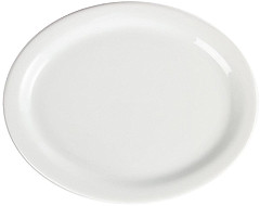  Olympia Whiteware Oval Platters 250mm (Pack of 6) 