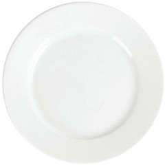  Olympia Whiteware Wide Rimmed Plates 202mm (Pack of 12) 