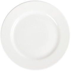  Olympia Whiteware Wide Rimmed Plates 310mm (Pack of 6) 