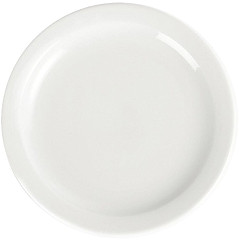  Olympia Whiteware Narrow Rimmed Plates 202mm (Pack of 12) 