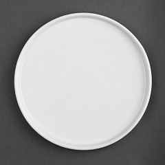  Olympia Whiteware Flat Round Plate 268mm (Pack of 4) 