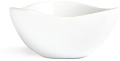 Olympia Whiteware Wavy Bowls 105mm (Pack of 12) 