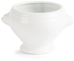  Olympia Whiteware Lion Head Soup Bowls 475ml 16.5oz (Pack of 6) 