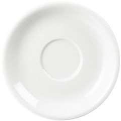  Olympia Whiteware Cappuccino Saucers (Pack of 12) 