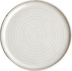  Olympia Canvas Small Rim Round Plate Murano White 265mm (Pack of 6) 