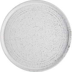  Olympia Cavolo White Speckle Flat Round Plate - 270mm (Box 4) 