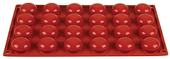  Pavoni Formaflex Silicone Pomponette Mould 24 Cup 