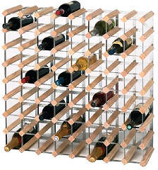  Gastronoble Wine Rack Wooden 72 Bottle 