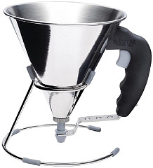  De Buyer Mini Automatic Piston Funnel 0.8ltr 