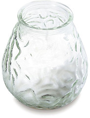  Bolsius Clear Low Boy Bar Lights (Pack of 12) 