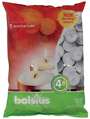  Bolsius 4 Hour Tealights (Pack of 100) 