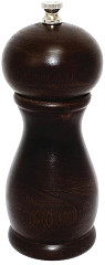  Olympia Dark Wood Salt and Pepper Mill 6in 