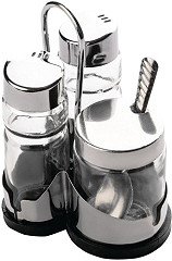  Comas Menage Set Salt, Pepper and Mustard 