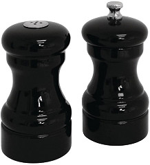  Olympia Salt and Pepper Set Black 