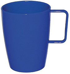 Kristallon Polycarbonate Handled Beakers Blue 284ml 