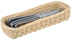  Gastronoble Polypropylene Rectangular Rattan Basket 