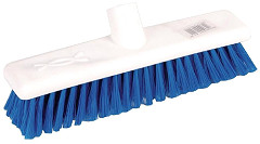  Jantex Hygiene Broom Soft Bristle Blue 12in 