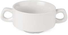  Athena Hotelware Stacking Soup Bowls 160mm 290ml (Pack of 12) 