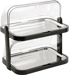  APS Double Decker Roll Top Cool Display Trays 