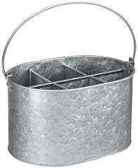  Olympia Galvanised Steel Table Tidy 
