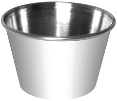  Olympia Stainless Steel 115ml Sauce Cups (Pack of 12) 