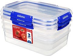  Sistema Klip It Containers 2Ltr (Pack of 3) 