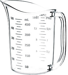  Vogue Polycarbonate Measuring Jug 500ml 