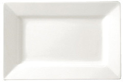  Lumina Wide Rim Rectangular Plates 200x 130mm (Pack of 6) 