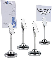  Gastronoble Stainless Steel Table Number Grips 105mm (Pack of 4) 