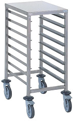  Tournus GN1/1 racking trolley 8 levels with worktop 