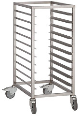  Gastro M Gastro-M 10 Rack Stainless Steel Racking Trolley 1/1 GN 