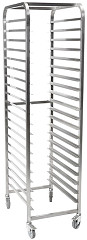  Gastro M Gastro-M 18 Rack Stainless Steel Racking Trolley 1/1 GN 