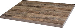  Bolero Pre-Drilled Rectangular Table Top Urban Dark 1100(W) x 700(D)mm 