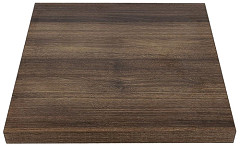  Bolero Pre-drilled Square Table Top Rustic Oak 600mm 