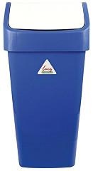  SYR Polypropylene Swing Bin Blue 50Ltr 