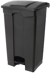  Jantex Kitchen Pedal Bin Black 45Ltr 