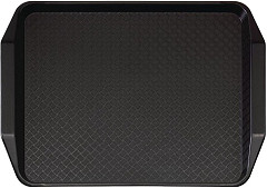  Cambro Polypropylene Handled Fast Food Tray Black 430mm 