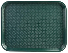 Kristallon Large Polypropylene Fast Food Tray Green 450mm 
