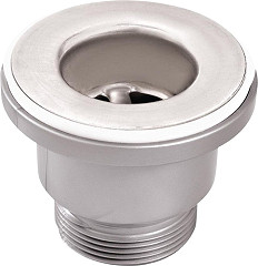  Gastro M 38mm Brass Chromed Drain Plug with Joint and Fixing Nut 