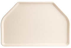  Roltex Polyester Trapezium Service Tray Pearl White 500 x 325mm 