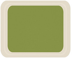  Roltex Polyester Cafeteria Service Tray Green 420 x 320mm 
