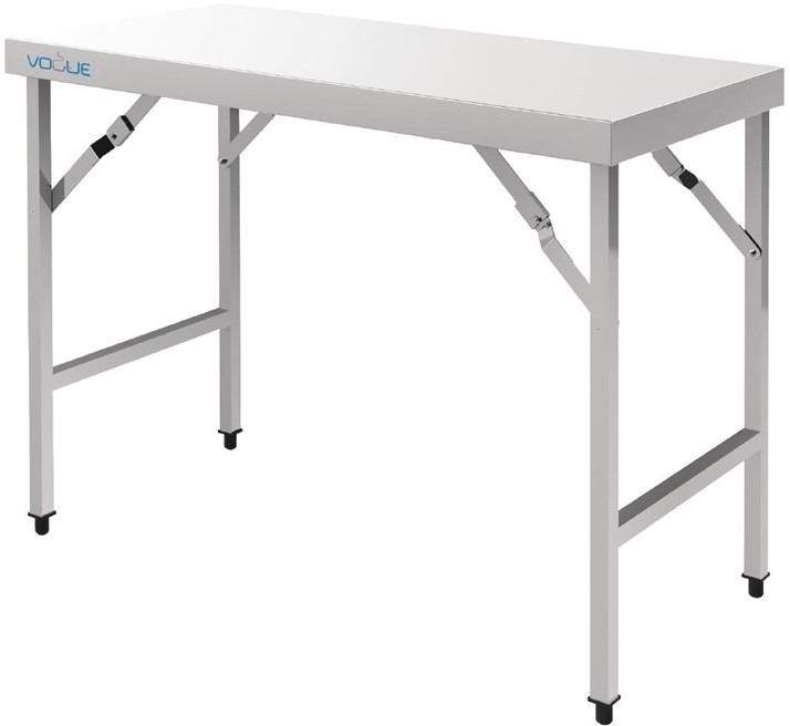  Vogue Stainless Steel Folding Table 1200mm 