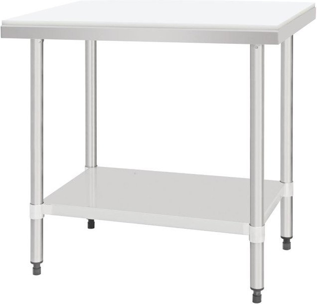  Vogue Stainless Steel Chopping Board Table 900mm 